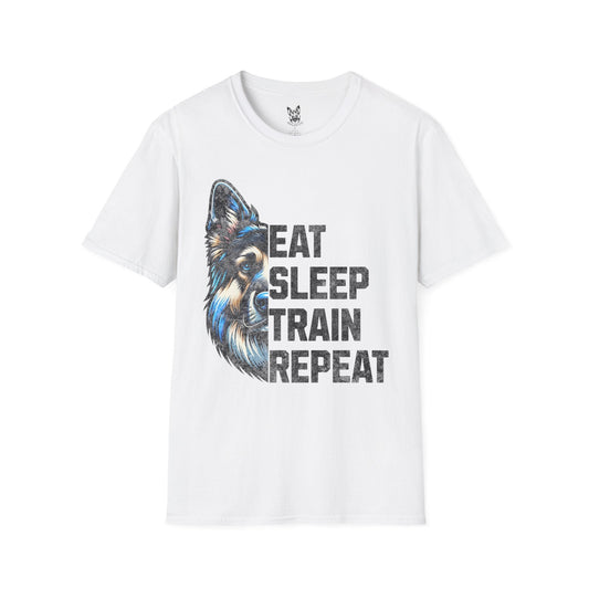 T-Shirt White / S Work Drive Activated – Training German Shepherd T-Shirt (UK)